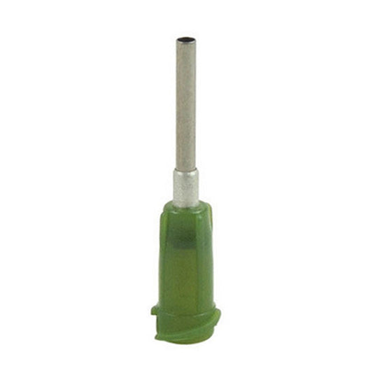 14 Gauge Olive Aluminum Hub Dispensing Tips