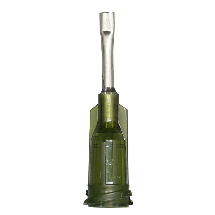 Oval Dispensing Needle 14 Gauge Olive