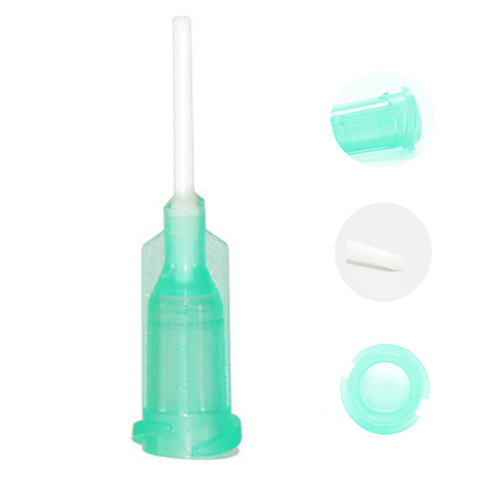 Flexible Dispensing Needle 18 Gauge Green detail