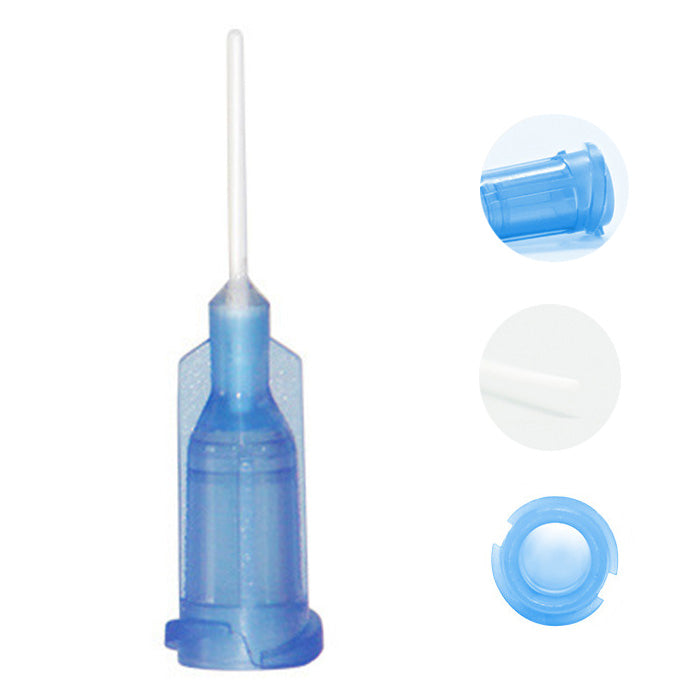 Flexible Dispensing Needle 22 Gauge Blue detail