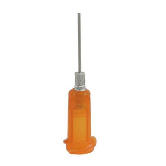 23 Gauge Orange Aluminum Hub Dispensing Tips