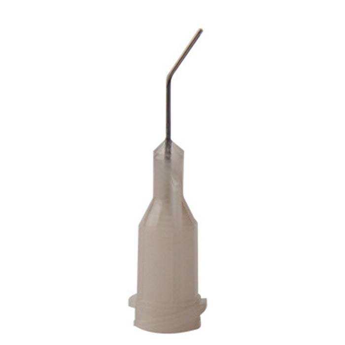 Angled Dispensing Needle 24 Gauge Light Grey