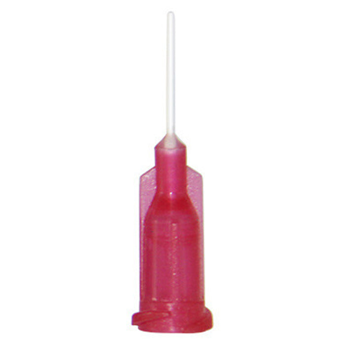 House Brand 25 gauge Long sterile disposable RED plastic hub needles -  Dental Wholesale Direct