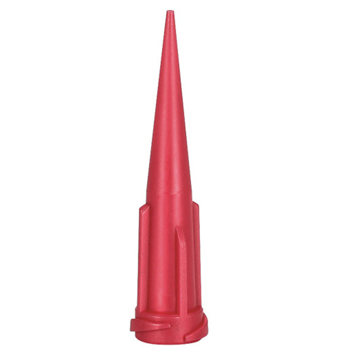 Tapered Dispensing Needle 25 Gauge Red