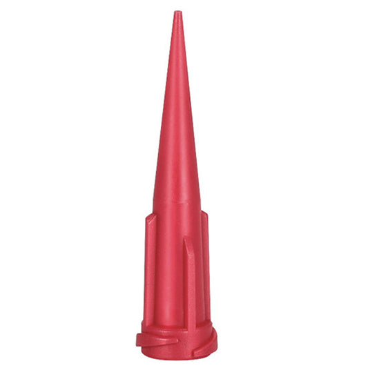 Tapered Dispensing Needle 25 Gauge Red