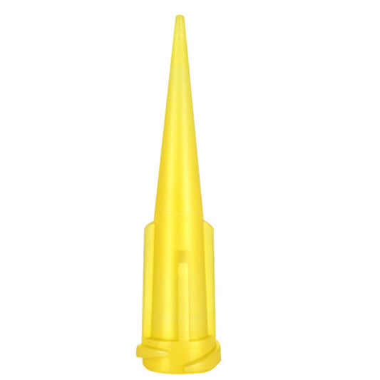 Tapered Dispensing Needle 27 Gauge Yellow