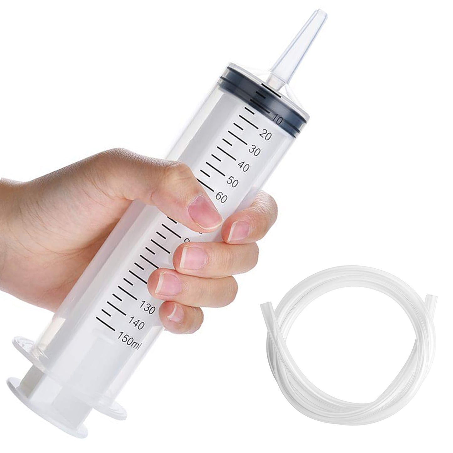 150ml Large Syringe with 2 39 inch Plastic Tubing for liquid