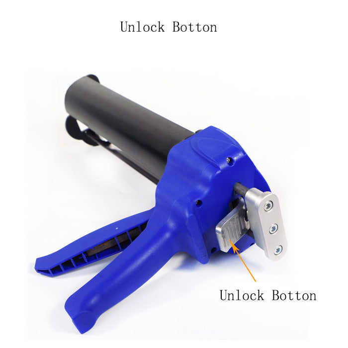 375 ML 4:1 Dual Cartridge Dispensing Gun Unluck Button