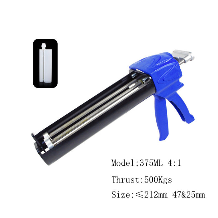 375 ML 4:1 Dual Cartridge Dispensing Gun Size