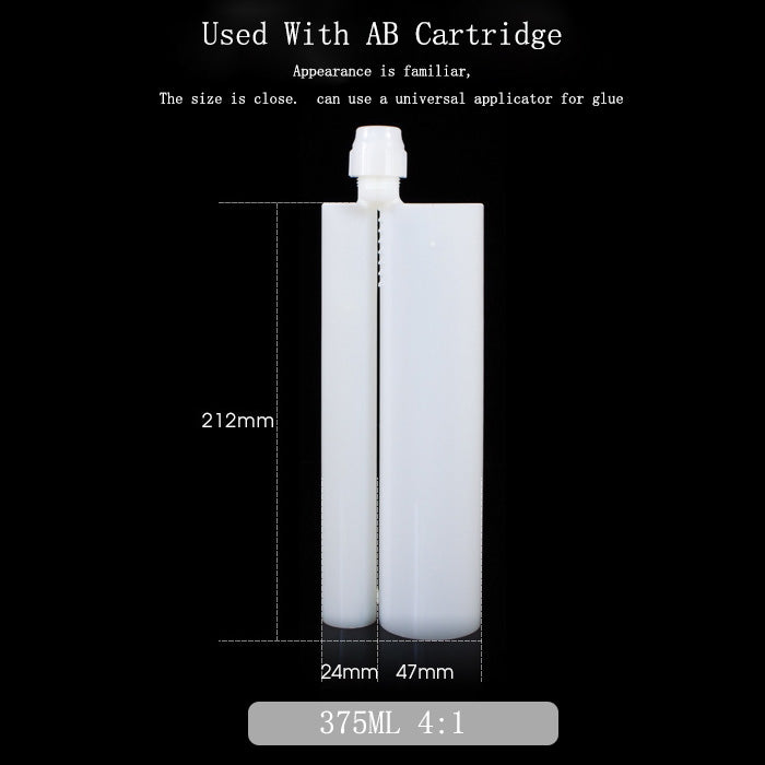 375 ML 4:1 Dual Cartridge Dispensing Gun Cartridge