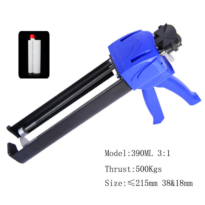 390 ML 3:1 Dual Cartridge Dispensing Gun Size