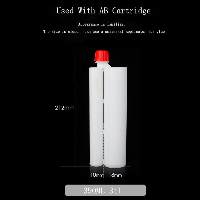 390 ML 3:1 Dual Cartridge Dispensing Gun Cartridge