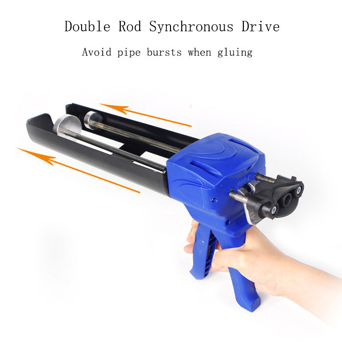 390 ML 3:1 Dual Cartridge Dispensing Gun Can Avoid Pipe Bursts When Gluing