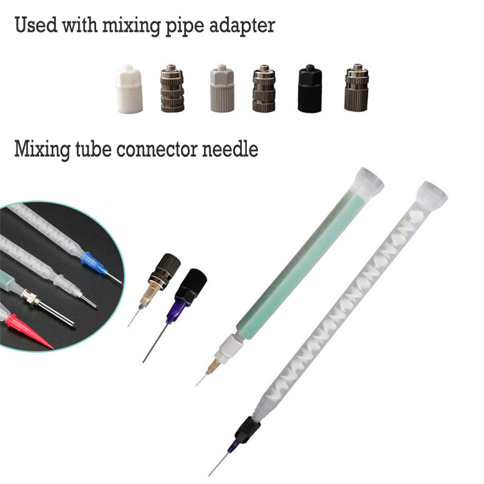 Btektech static mixer PMA3-17S used with mixing pipe adapter