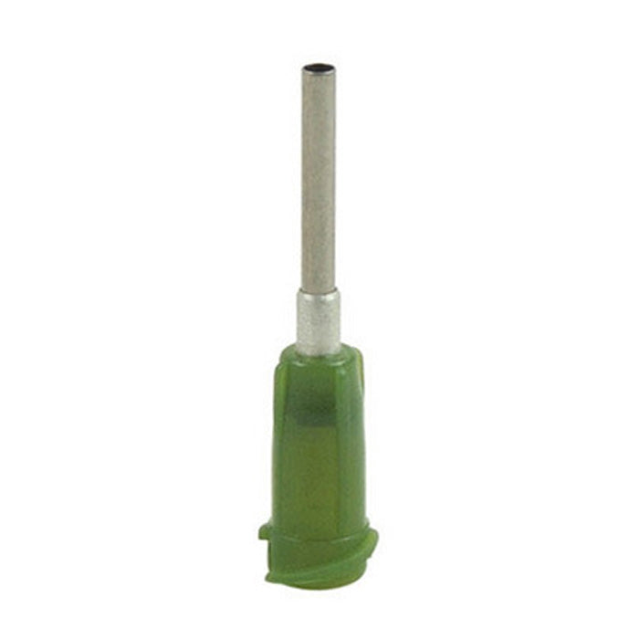 Hule Tips Aluminum Hub Dispensing Tips 14 Gauge Olive Pack 50 – Btektechshop