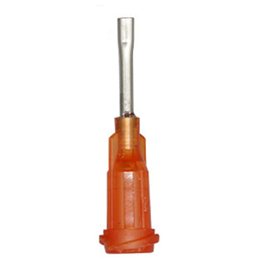 Oval Dispensing Needle 15 Gauge Amber