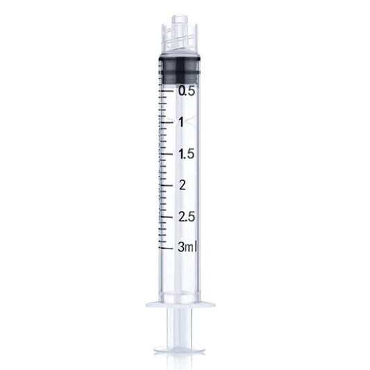 3CC Luer Lock Plastic Syringe