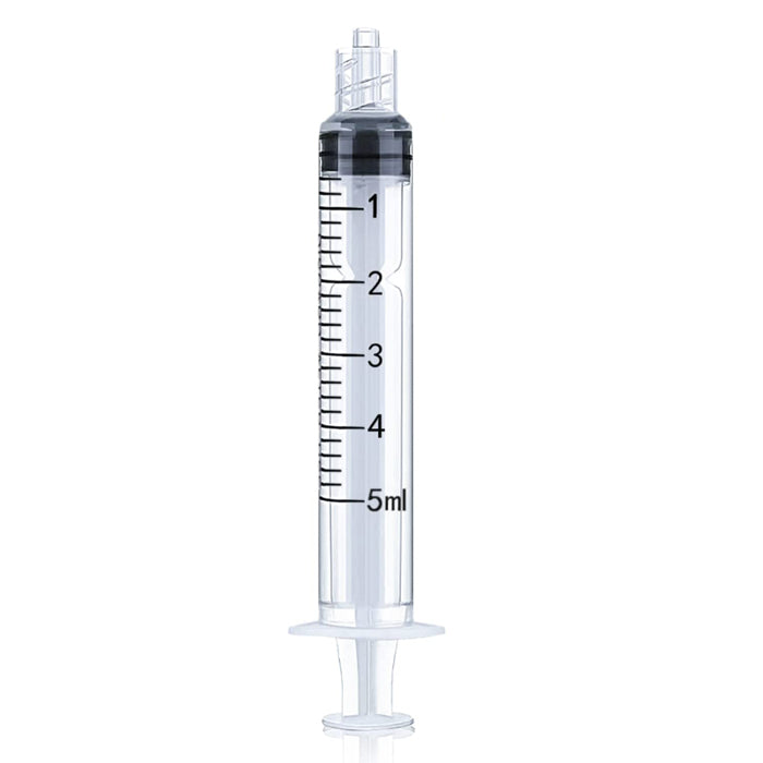 5CC Luer Lock Plastic Syringe